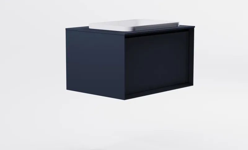 Тумба с раковиной Astra-Form Фрейм 4631177715228 70 см серый матовый