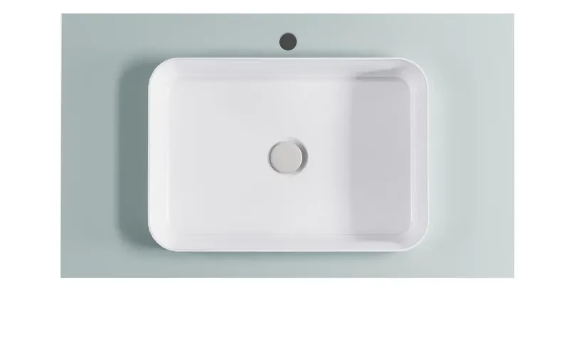 Тумба с раковиной Astra-Form Фрейм 4631177715303 90 см зелёный матовый