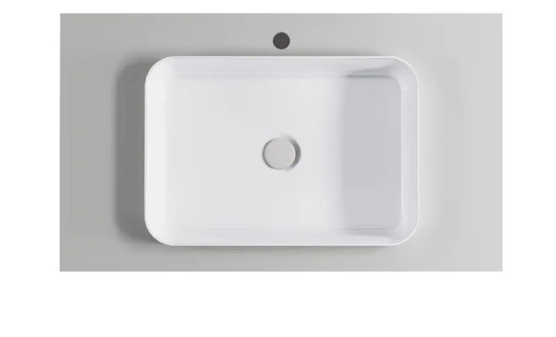 Тумба с раковиной Astra-Form Фрейм 4631177715327 90 см серый матовый