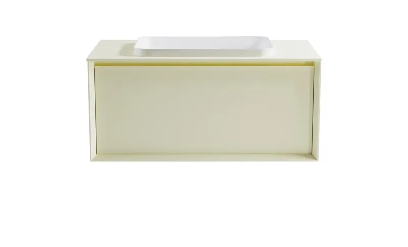 Тумба с раковиной Astra-Form Фрейм 4631177715396 100 см бежевый матовый