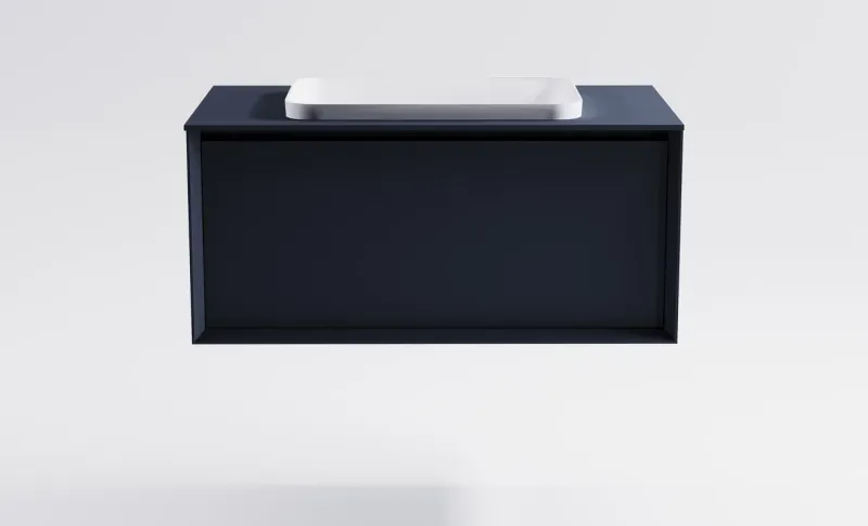 Тумба с раковиной Astra-Form Фрейм 4631177715341 90 см серый матовый