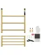 Полотенцесушитель электрический Wonzon & Woghand Bonn WW-AL402-BG с полкой 47x50 см брашированное золото