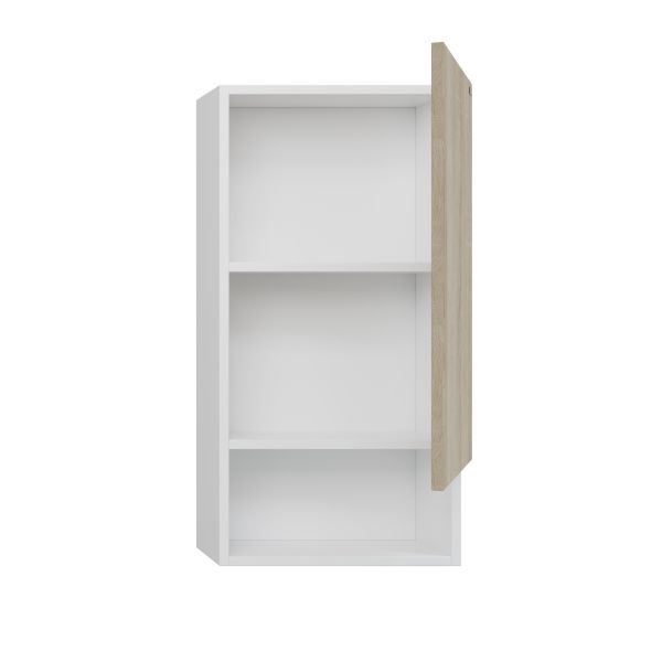 Шкаф Санта Мира 700469 над стиральной машиной 40 см разобранный янтарный/белый