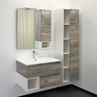 Тумба с раковиной Comforty Турин 00-00013913 75 см дуб бежевый Тумба с раковиной Comforty Турин 00-00013913 75 см дуб бежевый