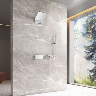 Душевой комплект Vincea Futura VSFW-2F11TCH термостатический встраиваемый, трехрежимный, хром Душевой комплект Vincea Futura VSFW-2F11TCH термостатический встраиваемый, трехрежимный, хром