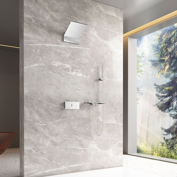 Душевой комплект Vincea Futura VSFW-2F11TCH термостатический встраиваемый, трехрежимный, хром