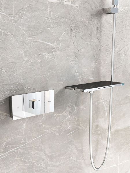 Душевой комплект Vincea Futura VSFW-2F11TCH термостатический встраиваемый, трехрежимный, хром