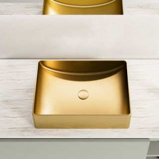 Раковина AltroBagno Futuro 001013 OrSp из нержавеющей стали золото матовое Раковина AltroBagno Futuro 001013 OrSp из нержавеющей стали золото матовое