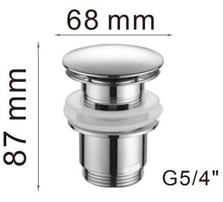 Донный клапан Haiba HB63 хром Донный клапан Haiba HB63 хром