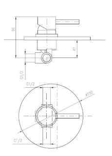 Смеситель для душа Rav Slezak Seina SE983LCMAT черный