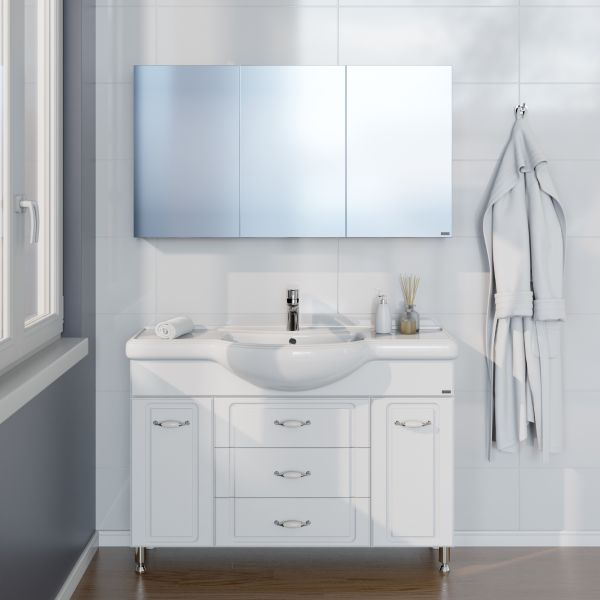 Зеркало-шкаф Санта Аврора 700401 120 см