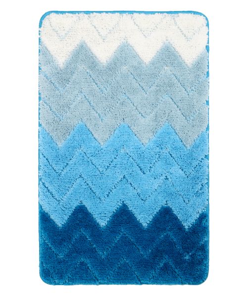 Коврик для ванной Fixsen Deep  голубой 50х80 см. (FX-5003C) Коврик для ванной Fixsen Deep  голубой 50х80 см. (FX-5003C)