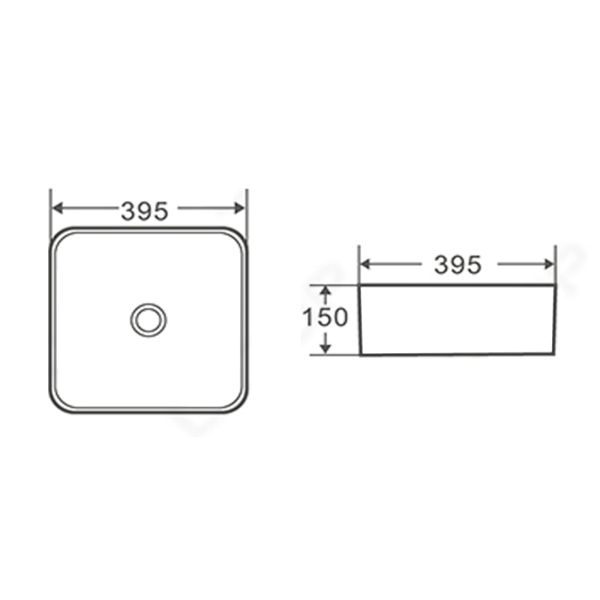 Раковина Point Омега  PN43903 белая 39.5 см
