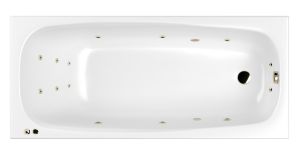 Гидромассажная ванна Whitecross Layla 0102.180080.100.SMART.BR 180x80см Smart бронза