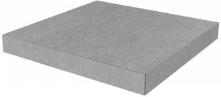 Ступень Kerama Marazzi DL500820R\GCA угловая клееная Фондамента серый светлый 33x33x0,9