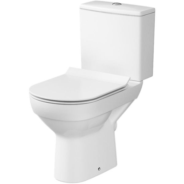 Унитаз компакт Cersanit City KO-CIT011-3/5-COn-DL с крышкой-сиденьем SoftClose