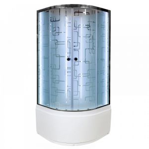 Душевая кабина Deto ЕМ4590 N LED 90х90х208см