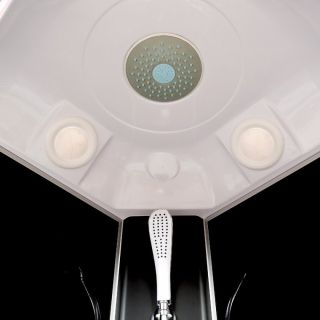 Душевая кабина Deto L 801 с электрикой BLACK 100х100х215 см Душевая кабина Deto L 801 с электрикой BLACK 100х100х215 см