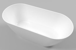 Ванна из искусственного камня Whitecross Coral A 0213.165075.100 165x75см белый глянец
