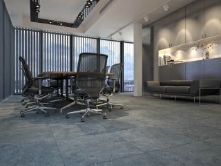 Керамогранит Гранитея G225Н60 Иремель черный неполированный  60х60см Granitea G225
