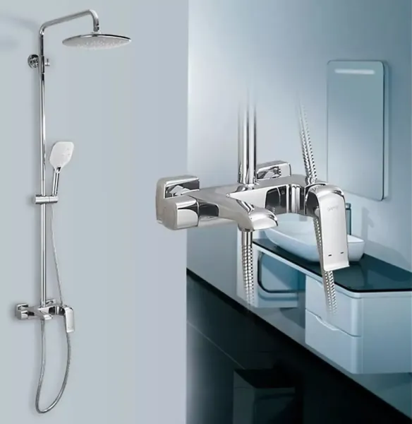 Душевая стойка Gappo G2450-8 хром Душевая стойка Gappo G2450-8 хром