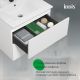Тумба с раковиной IDDIS Билд (Bild) BIL60W0i95K 60 см белый матовый