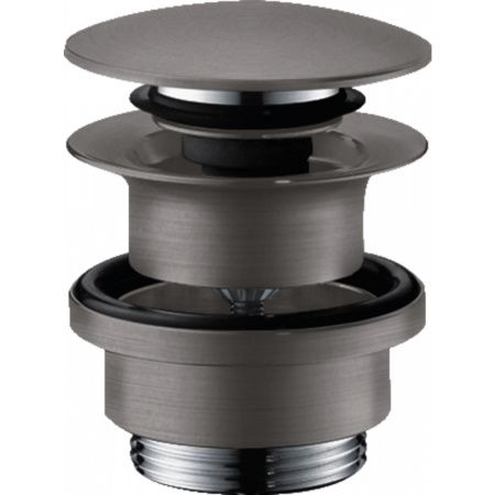 Донный клапан для раковины Hansgrohe 50100340 шлифованный черный хром