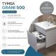 Тумба под раковину подвесная Vigo Grani 028 50 см белый
