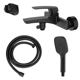 Смеситель для ванны Azario Conda AZ-K3011B чёрный матовый