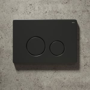 Клавиша смыва IDDIS Unisteel 001 UNS01MBi77 чёрный