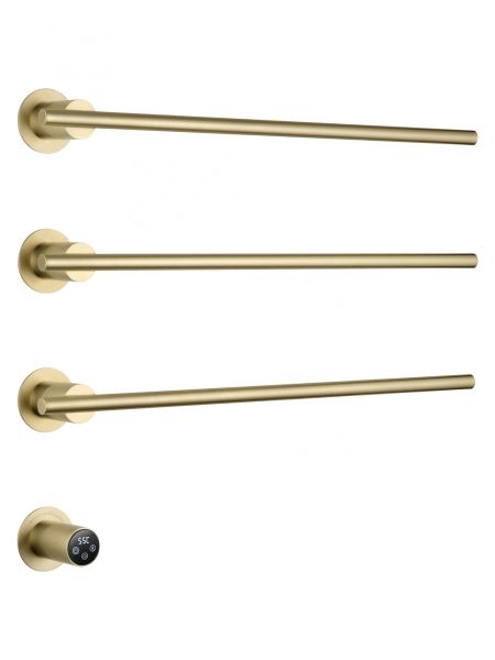 Полотенцесушитель электрический встраиваемый Wonzon & Woghand Dortmund WW-A363-BG 58x55 см с внутренней частью брашированное золото