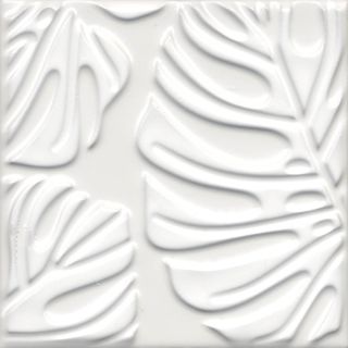 Декор Kerama Marazzi KMD2SFC001BN Агдаль 2 белый матовый структура 15x15x0,9