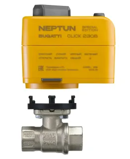 Кран с электроприводом Neptun Click Special Edition 100037127100 Bugatti латунь 230В 3/4