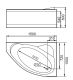 Акриловая ванна Gemy G9009 B R 150x100x60 Акриловая ванна Gemy G9009 B R 150x100x60