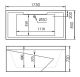 Акриловая ванна Gemy G9065 K R 175x85x72 Акриловая ванна Gemy G9065 K R 175x85x72