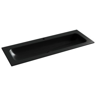 Раковина Ceramicanova Грация (Grace) CN7017MB 121 см чёрный матовый