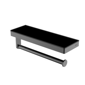 Полка и держатель для полотенца Black and White Gravity 9603GM Темно-серый