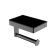 Полка и держатель для туалетной бумаги Black and White Gravity 9620GM Темно-серый