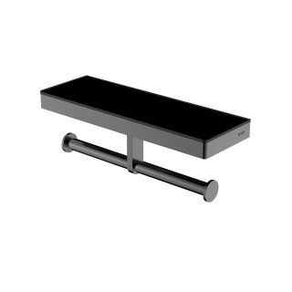 Полка и держатель для туалетной бумаги Black and White Gravity 9622GM Темно-серый Полка и держатель для туалетной бумаги Black and White Gravity 9622GM Темно-серый