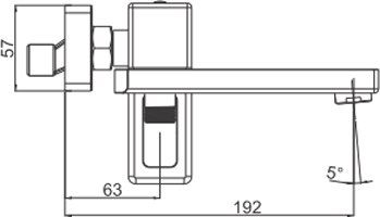 Душевая стойка Gappo G07-8 G2407-8 хром