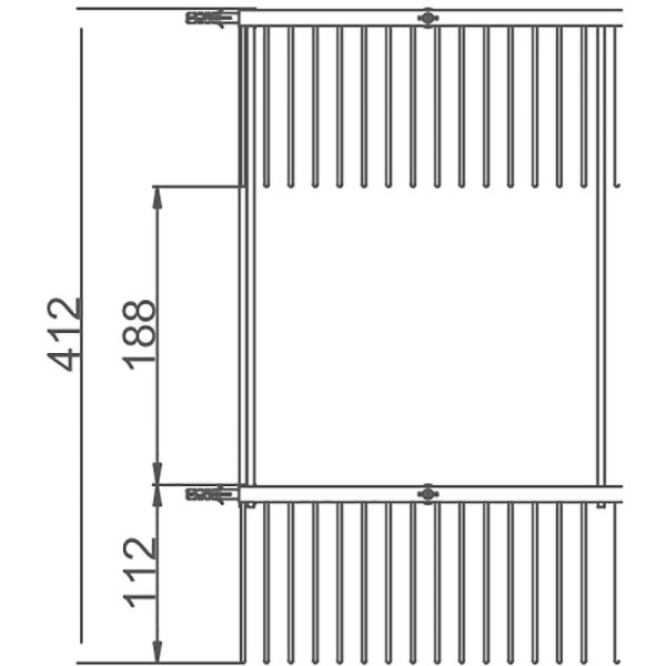 Полка угловая Gappo G332-2 хром