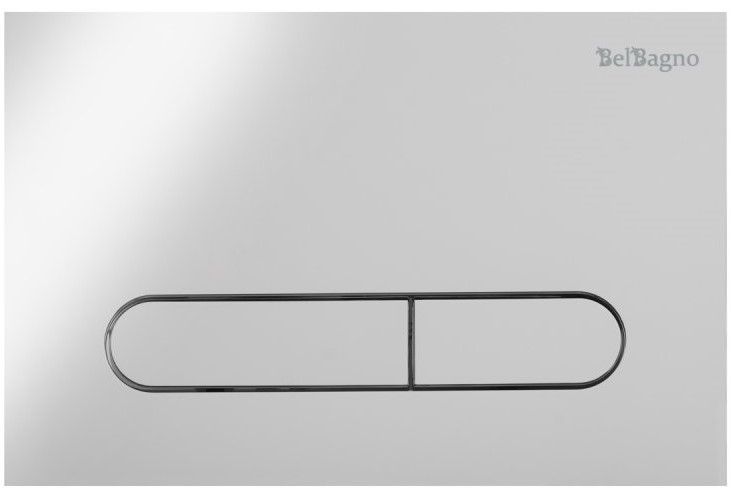 Комплект 3 в 1 BelBagno BB8001CHR/SC/BB002-80/BB005-PR-CHROME унитаз подвесной с сиденьем TRE BB8001CHR/SC система инсталляции для унитазов  BB002-80  с кнопкой смыва BB005-PR-CH