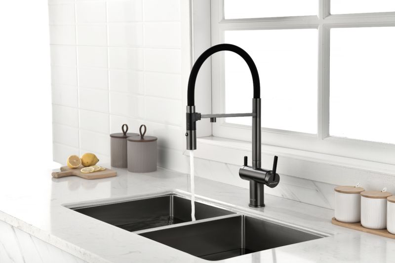 Смеситель для кухни Paulmark Gravity Gr213188-B беретта Смеситель для кухни Paulmark Gravity Gr213188-B беретта
