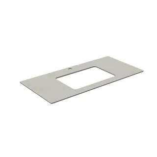 Столешница для раковин встраиваемых снизу Kerama Marazzi Про Чементо KM6012G0501RP100Ur2 100 см серый светлый натуральный