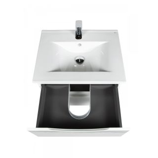 Тумба с раковиной BOND Куб T01605-S05W 60 см белый матовый