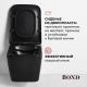 Унитаз подвесной BOND Куб F04-108 безободковый с сиденьем-микролифт чёрный