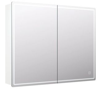 Зеркальный шкаф Geometry 800 с LED подсветкой Зеркальный шкаф Geometry 800 с LED подсветкой