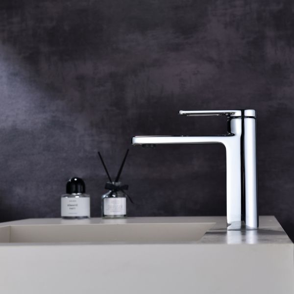 Смеситель для раковины Black&White Gravity 7103C хром