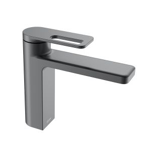 Смеситель для раковины Black&White Gravity 7103GM оружейная сталь