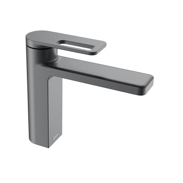 Смеситель для раковины Black&White Gravity 7103GM оружейная сталь